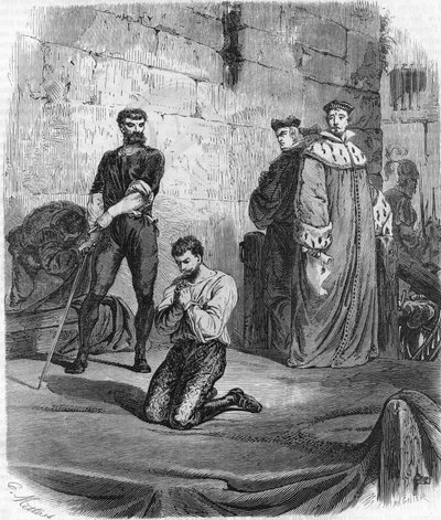 death of Charles de Gontaut, Baron, then Duke of Biron (1562 to 1602). av Unknown artist