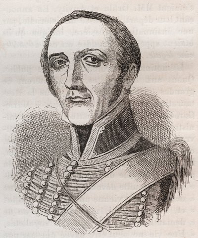 portrett av Armand Francois Bon Claude, jarl av Bricqueville av Unknown