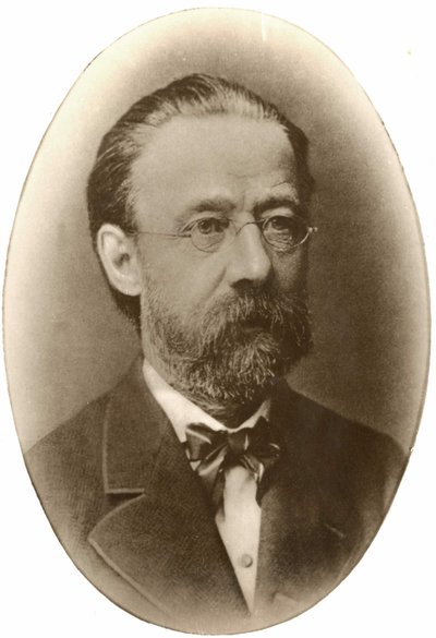 portrett av Bedrich Smetana (1824-1884), tsjekkisk komponist og pianist. av Unknown artist