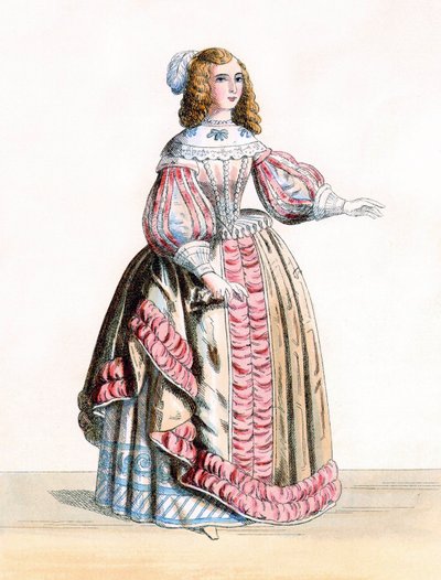 portrett av Catherine de Braganza (1638-1705), dronningkonsort av kong Charles II av England. gravering fra 1860. av Unknown artist