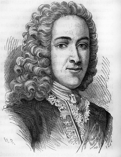 portrait of Jean Frédéric Phelypeaux, Count of Maurepas (1701-1781), French statesman. av Unknown artist