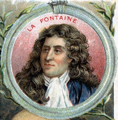 portrait of Jean de La Fontaine. French writer (1621 1695). av Unknown artist
