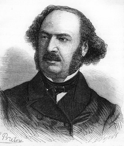 portrait of Jules François Simon Suisse, dit Jules Simon. French politician (1814 to 1896). av Unknown artist