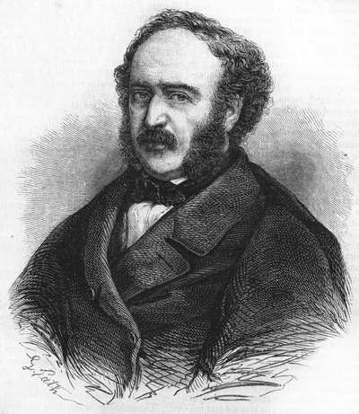 portrait of Jules Simon (1814-1896), French politician. av Unknown artist