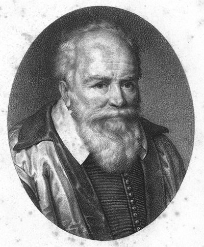 portrett av Pierre Jeannin sa president Jeannin Magistrate og fransk politiker (1540 til 1622). av Unknown artist