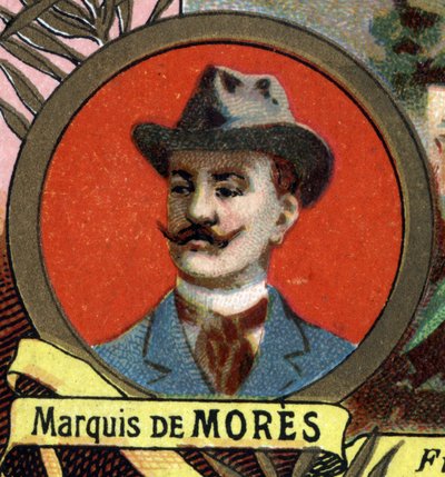 portrett av Marquis de Mores av Unknown artist