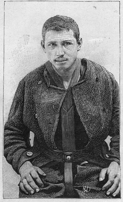 den anarkistiske Caserio Santo-morderen til president Sadi Carnot (1837-1894). av Unknown artist