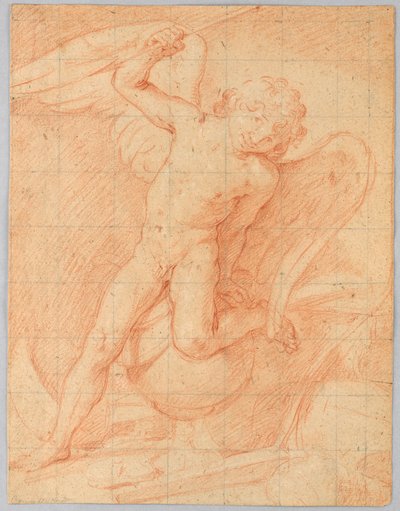 Tegning, Amor, 1650–1700 av Unknown artistUnknown artist
