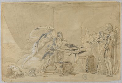 Tegning, Meleagers død eller en helt, 1500-–1800-tallet av Unknown artistUnknown artist