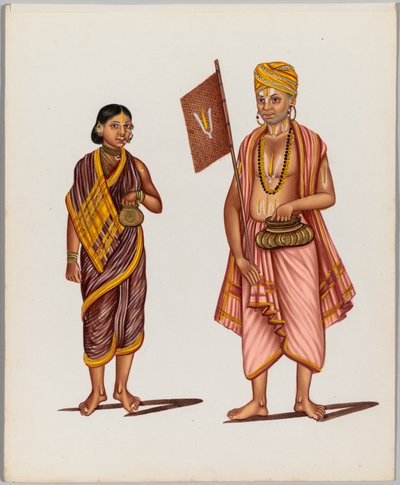 Et par (fra serien Costumes and Professions) av Unknown artist