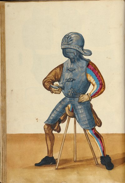 En mann i rustning av Unknown artist