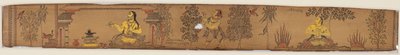 A Prince Performs Austerities (recto), fra en romanse av Chandrabhanu og Lavanyavati av Upendra Bhanja (1670–1740) av Unknown artist