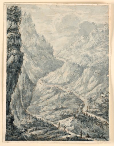 Et dalpass av Unknown artist