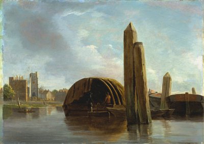 Utsikt over Lambeth av Unknown artist