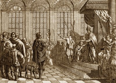Abdication of CHARLES V av Unknown artist