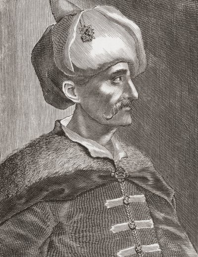Ahmed I, sultan fra det osmanske riket. av Unknown artist