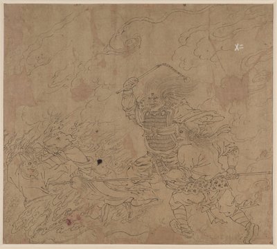 Album med daoistiske og buddhistiske temaer: Search the Mountain: Leaf 42 av Unknown artist