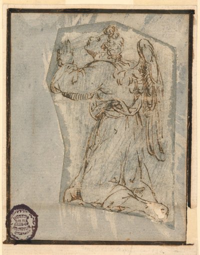 En tilbedende engel av Unknown artist