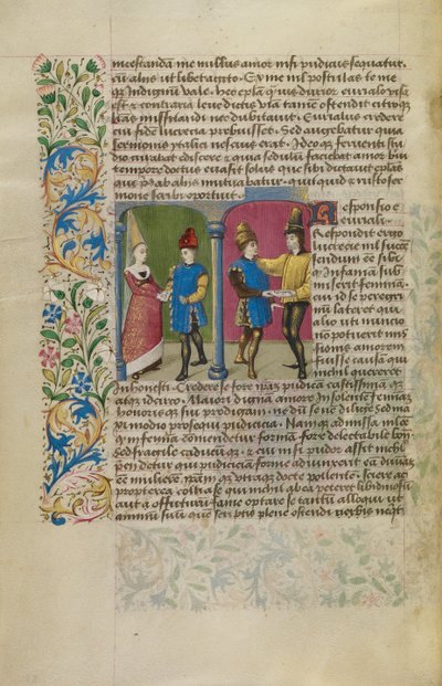En brevveksling mellom Euryalus og Lucretia av Unknown artist