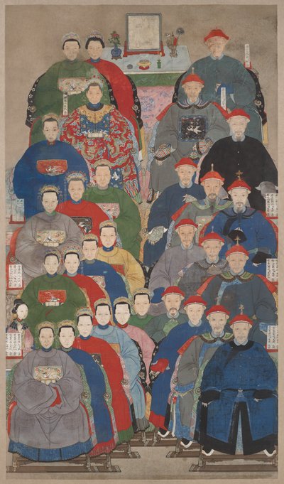 Ancestor Group Portrait av Unknown artist