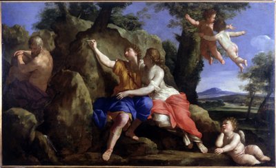Angelique og Medore, anonyme av Unknown artist
