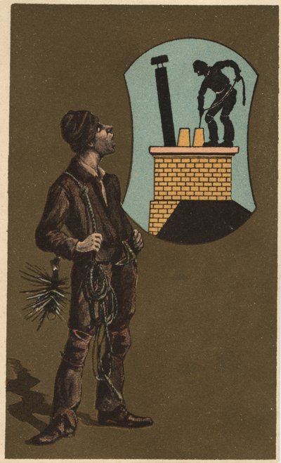 Anonym kromolitografi, slutten av 1800-tallet. av Unknown artist