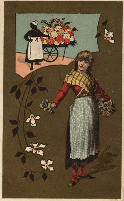 Anonymous chromolithography, late 19th century. av Unknown artist