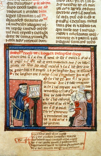 Aristoteles Teacher - Illuminure of the Middle Ages (ref. 418 av Unknown artist
