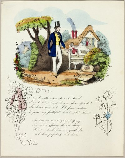 Bevæpnet med oppriktighet og sannhet (valentinsdag) av Unknown artist