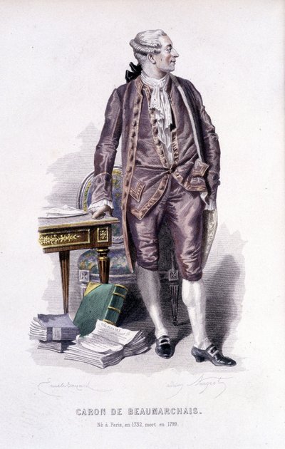 Baron av Beaumarchais (1732/1799) av Unknown artist