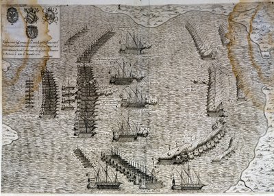 Slaget ved Lepante (Lepanto) av Unknown artist