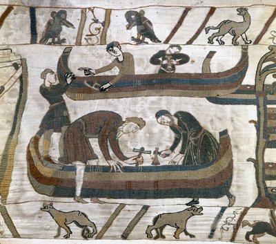 Bayeux-teppe, kjent som Broderi av Dronning Mathilde av Unknown artist