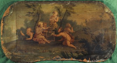 Fuglebarn eller vår, mellom 1701 og 1800 (olje på lerret) av Unknown artist