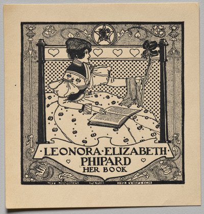 Bokplate: Leonora Elizabeth Phipard av Unknown artist