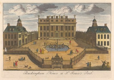 Buckingham House i St. James's Park av Unknown artist