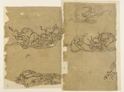 Buddhistisk engel - Apsaras av Unknown artist