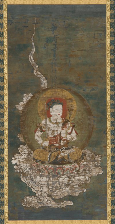 Buddhistisk guddom: Gokei Monju (Manjushri) av Unknown artist