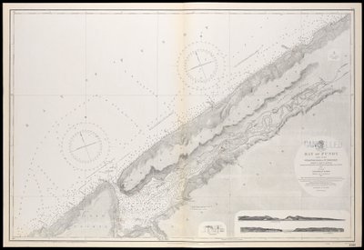 Kart over Nova Scotia, Fundybukta, Gullivers Hole til St. Croix-bukta, først publisert 10. februar 1858 av Unknown artist