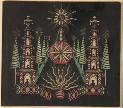 Kinesisk hage av Unknown artist