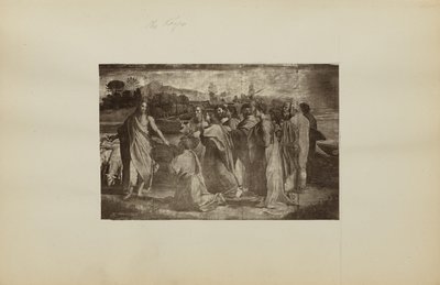 [quot;Kristi befaling til Peter (Matteus 16:18–19, Johannes 21:15–17)quot; av Rafael] av Unknown artist