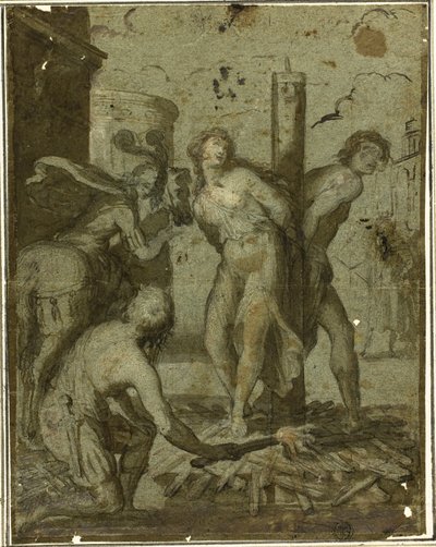 Clorinda redder Olindo og Sophronia av Unknown artist
