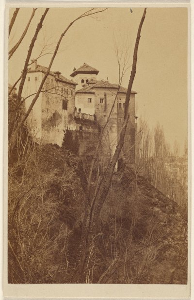 [Nærbilde av Alhambra, Granada, Spania] av Unknown artist