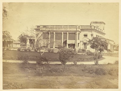 [Kolonialresidens, India] av Unknown artist