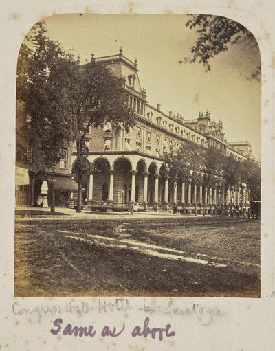 Kongresshallhotell - Saratoga av Unknown artist
