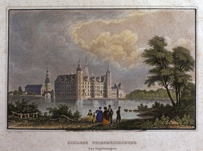 København: Fredericksburg slott av Unknown artist
