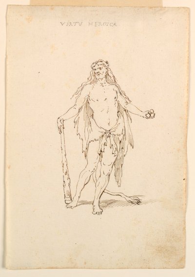 Kostymedesign: Heroic Force for a Ballet av Unknown artist
