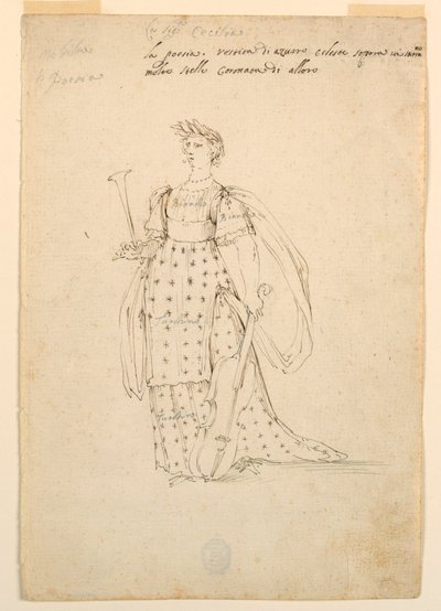 Kostymedesign: Poesi for en ballett av Unknown artist