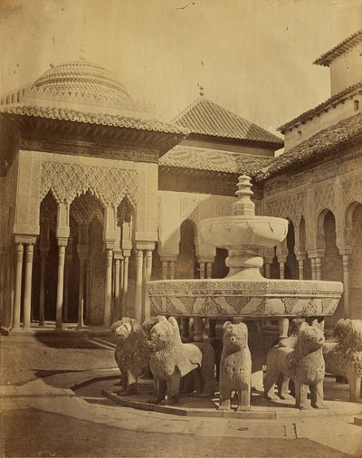 [Løvegården, Alhambra] av Unknown artist