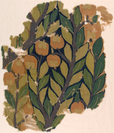 Fragment av gardinkant av Unknown artist
