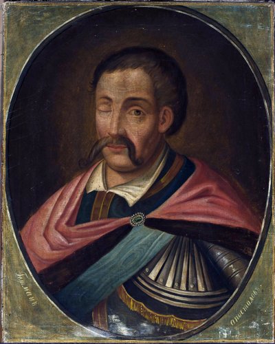 Danny the Apostle - Portrett av hetmannen Danny the Apostle (1654-1734), Anonym. Olje på lerret, størrelse: 67x53, tidlig på 1700-tallet, Narodowe-museet, Warszawa av Unknown artist